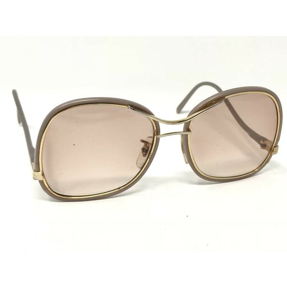 Tura Sunglasses 560 Gold Metal Butterfly Round Sunglasses Japan main image 6